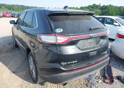 2015 Ford Edge Titanium z USA, uszkodzony, nr VIN 2FMTK4K94FBB34801